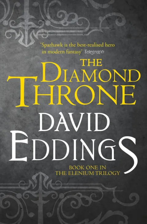 Cover of The Diamond Throne (The Elenium Trilogy, Book 1)