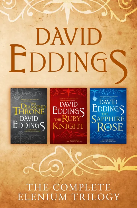 Cover of The Complete Elenium Trilogy: The Diamond Throne, The Ruby Knight, The Sapphire Rose