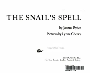 Cover of The snail's spell