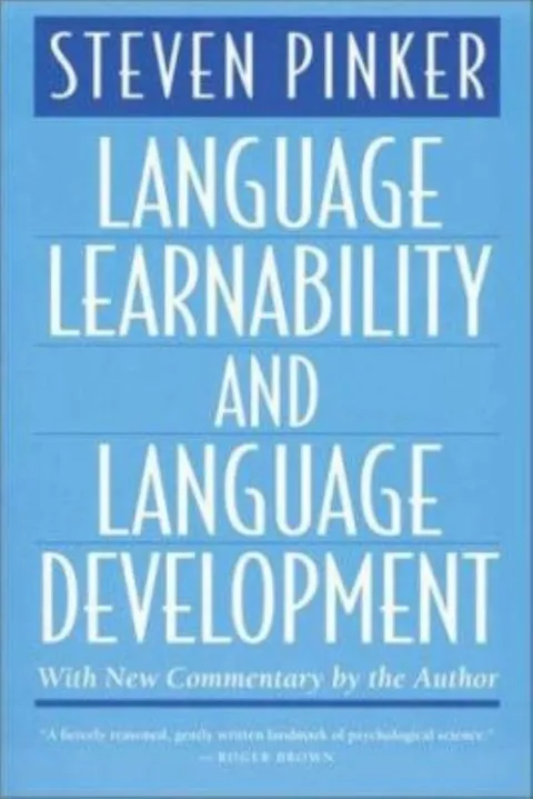 Cover of Language Learnability and Language Development