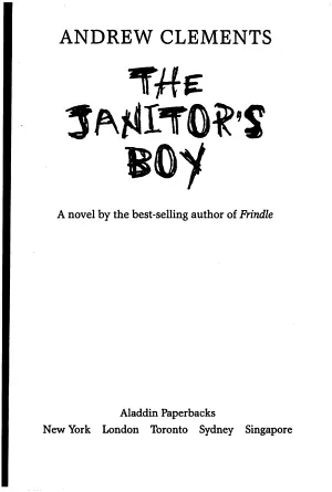 Cover of The Janitor's Boy
