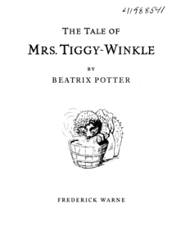 Cover of The Tale of Mrs. Tiggy-Winkle