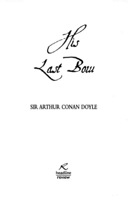 Cover of His Last Bow