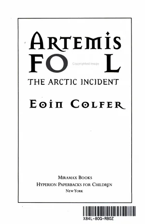 Cover of Artemis Fowl The Arctic Incident