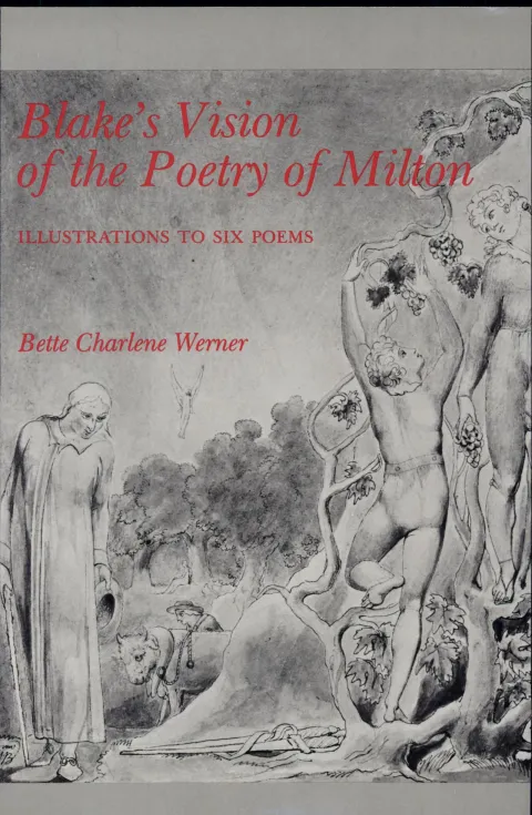 Cover of Blake's Vision of the Poetry of Milton