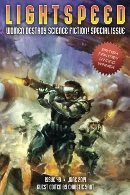 Cover of Lightspeed Magazine, June 2014 (Women Destroy Science Fiction Special Issue)