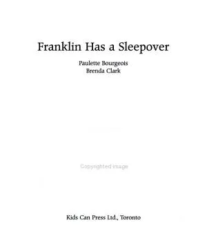 Cover of Franklin Has a Sleepover