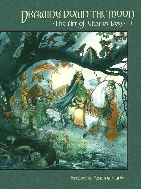 Cover of Drawing Down the Moon: The Art of Charles Vess