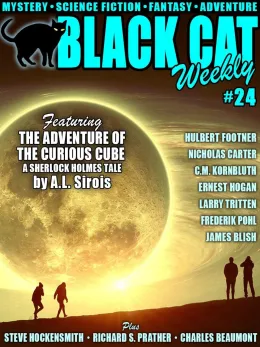 Cover of Black Cat Weekly #24
